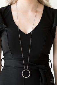 Center Of Attention - Black (Gunmetal) Necklace