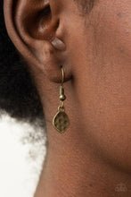 Load image into Gallery viewer, Half-Moon Child - Brass Necklace