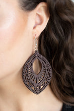 Load image into Gallery viewer, Coachella Gardens - Brown Earrings