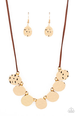 Turn Me Loose - Brown Necklace