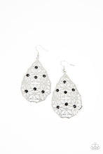 Load image into Gallery viewer, Delightfully Daisy - Black Earrings
