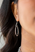 Load image into Gallery viewer, Bend OVAL Backwards - Silver Necklace