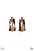 Load image into Gallery viewer, Bells Ringing - Copper Clip-On Earrings