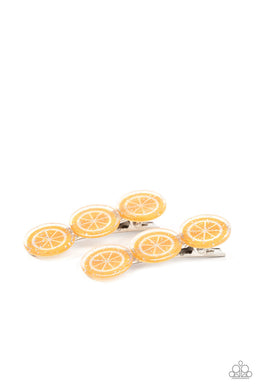 Charismatically Citrus - Orange Hair Clips