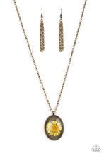 Load image into Gallery viewer, Prairie Passion - Yellow (Brass) Necklace
