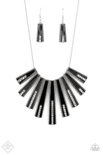Load image into Gallery viewer, FAN-tastically Deco - Black Necklace