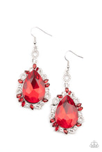 Load image into Gallery viewer, Royal Recognition - Red Earrings
