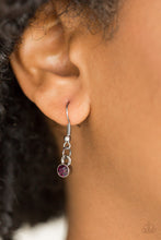 Load image into Gallery viewer, Stop, TEARDROP, and Roll - Purple Necklace