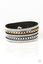 Load image into Gallery viewer, Fashion Fiend - Black Snap Bracelet