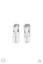Load image into Gallery viewer, Ringing in Radiance - Silver Clip-On Earrings