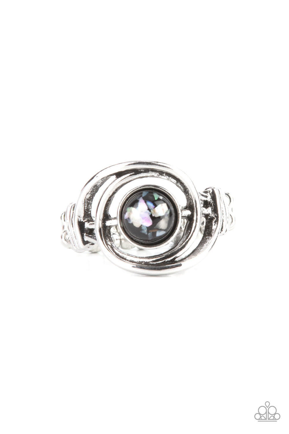 Celestial Karma - Black Dainty Ring