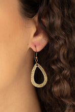 Load image into Gallery viewer, Teardrop Tempest - Brass Necklace