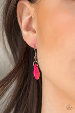 Load image into Gallery viewer, Hurricane Season - Pink (Gunmetal) Necklace