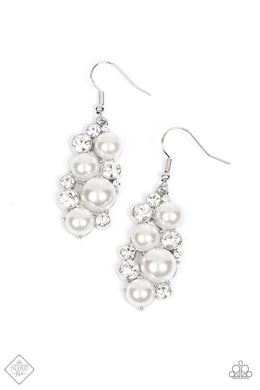 Fond of Baubles - White Earrings