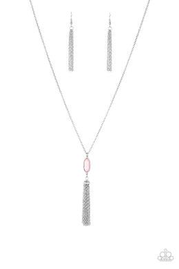 Tassel Tease - Pink Necklace