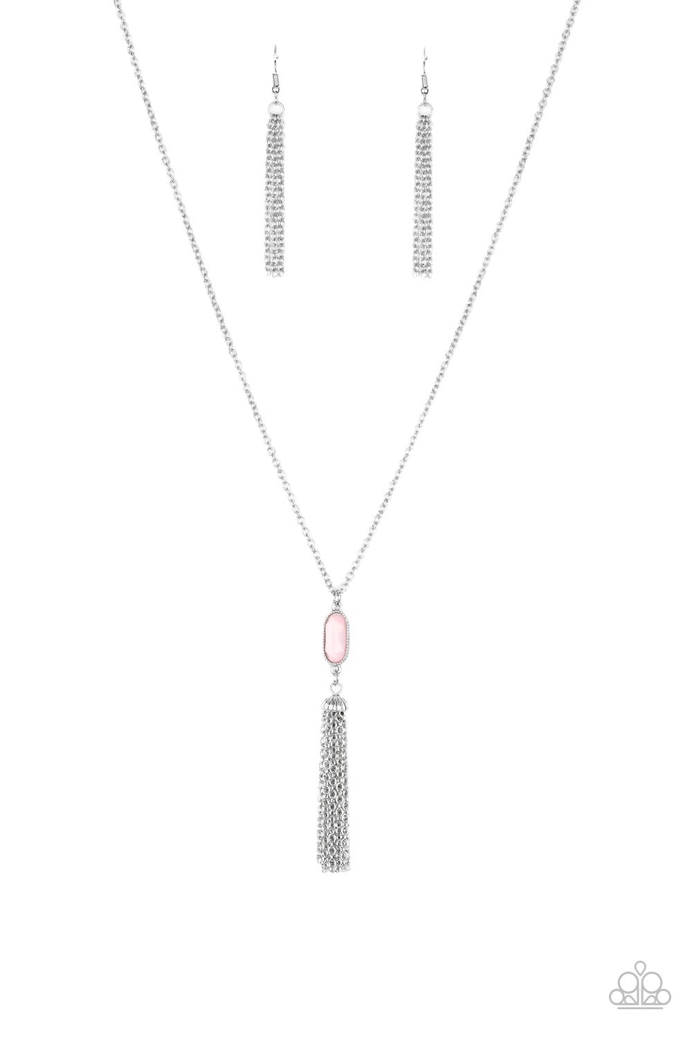 Tassel Tease - Pink Necklace