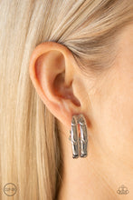 Load image into Gallery viewer, Ringing in Radiance - Silver Clip-On Earrings
