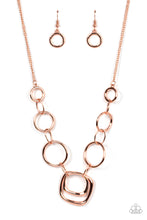 Load image into Gallery viewer, Linked Up Luminosity - Copper Necklace