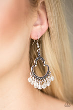 Load image into Gallery viewer, Babe Alert - White Earrings