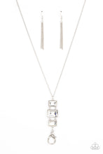 Load image into Gallery viewer, Uptown Totem - White Lanyard