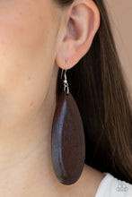 Load image into Gallery viewer, Tropical Ferry - Brown Earrings