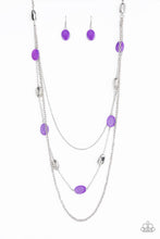 Load image into Gallery viewer, Barefoot and Beachbound - Purple Necklace