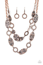 Load image into Gallery viewer, Trippin On Texture - Copper Necklace