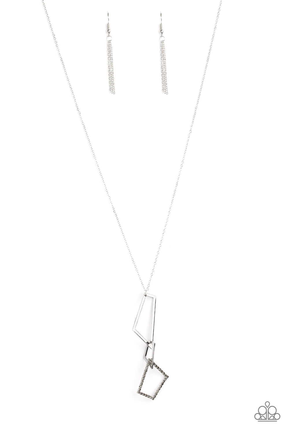 Shapely Silhouettes - Silver Necklace