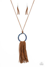 Load image into Gallery viewer, Namaste Mama - Blue Necklace