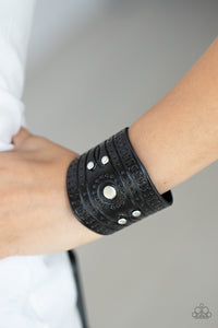 Orange County - Black Snap Bracelet