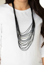 Load image into Gallery viewer, Nice CORD-ination - Black Necklace