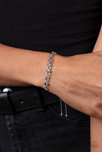 Load image into Gallery viewer, Slide On Over - Silver Bracelet