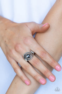 Celestial Karma - Black Dainty Ring