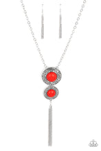 Load image into Gallery viewer, Abstract Artistry - Red Necklace