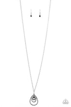 Load image into Gallery viewer, Teardrop Drama - Silver Necklace