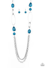 Load image into Gallery viewer, Pleasant Promenade - Blue Necklace