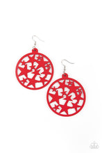 Load image into Gallery viewer, Cosmic Paradise - Red Earrings