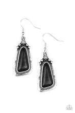 Load image into Gallery viewer, Sahara Solitude - Black Earrings