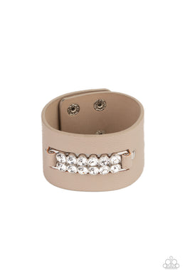 Runway Rebellion - Brown Bracelet