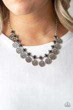 Load image into Gallery viewer, Mandala Movement - Black Necklace