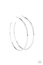 Load image into Gallery viewer, Mega Metro - Silver Hoop Earrings