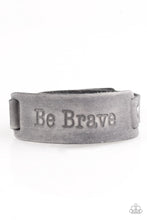 Load image into Gallery viewer, Put On A Brave Face - Silver Bracelet