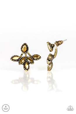 A Force To BEAM Reckoned With - Brass Earrings