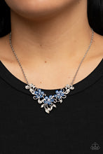 Load image into Gallery viewer, Floral Fashion Show - Blue Necklace