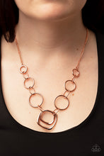 Load image into Gallery viewer, Linked Up Luminosity - Copper Necklace