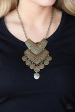 Load image into Gallery viewer, Keys to the ANIMAL Kingdom - Brass Necklace