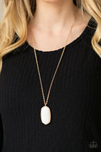 Load image into Gallery viewer, Elemental Elegance - White (Gold) Necklace