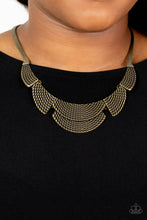 Load image into Gallery viewer, Empress Empire - Brass Necklace
