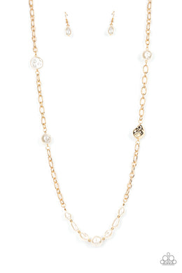 Pardon My FABULOUS - Gold Necklace