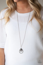 Load image into Gallery viewer, Teardrop Drama - Silver Necklace